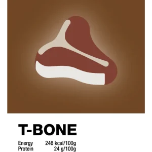 Collapsible plakat: t-bone nutrition og miljø - rich brown 60