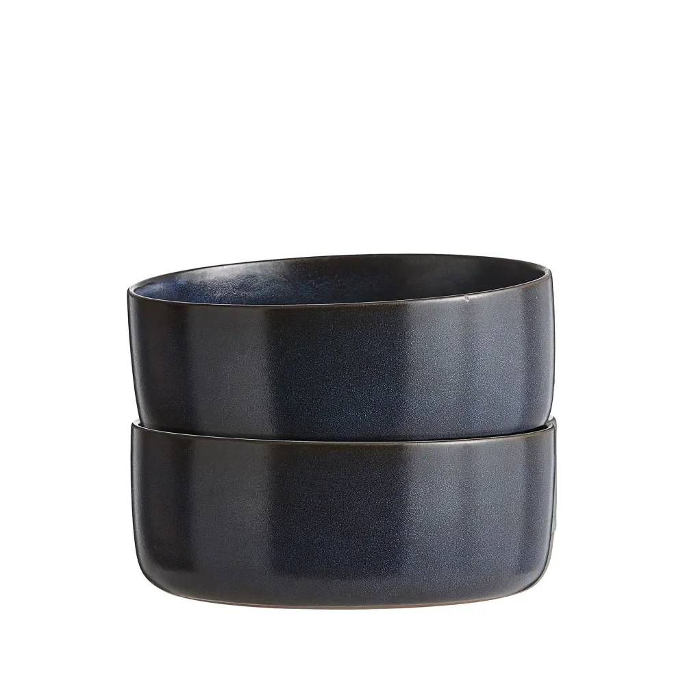CRUDE skål 19,5 cm midnight blue 1 stk.