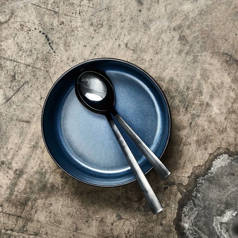 CRUDE skål 19,5 cm midnight blue 1 stk.