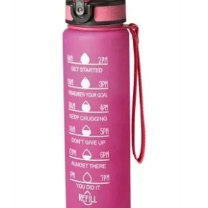 Drikkeflaske 1000 ml. plast blush