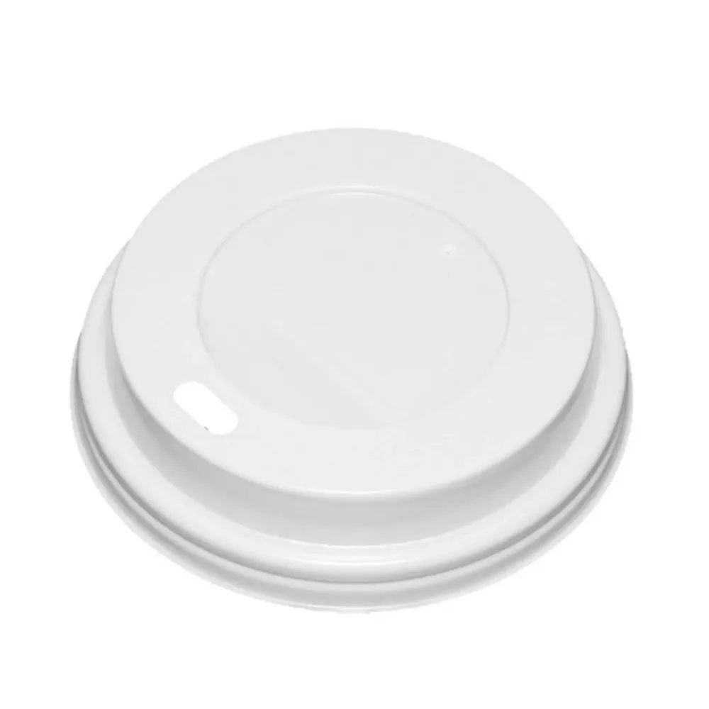 Drikkelåg Plast Ø90xH20mm Til Kaffebæger Alabast Catersource,100 stk/ps