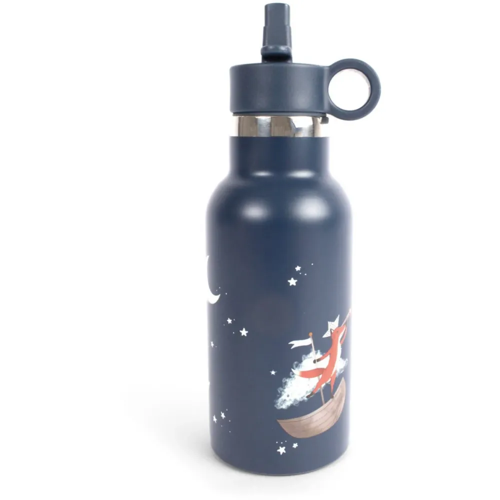 FILIBABBA Dreamy Adventurers Stainless Steel Drikkeflaske Carry Loop & Straw