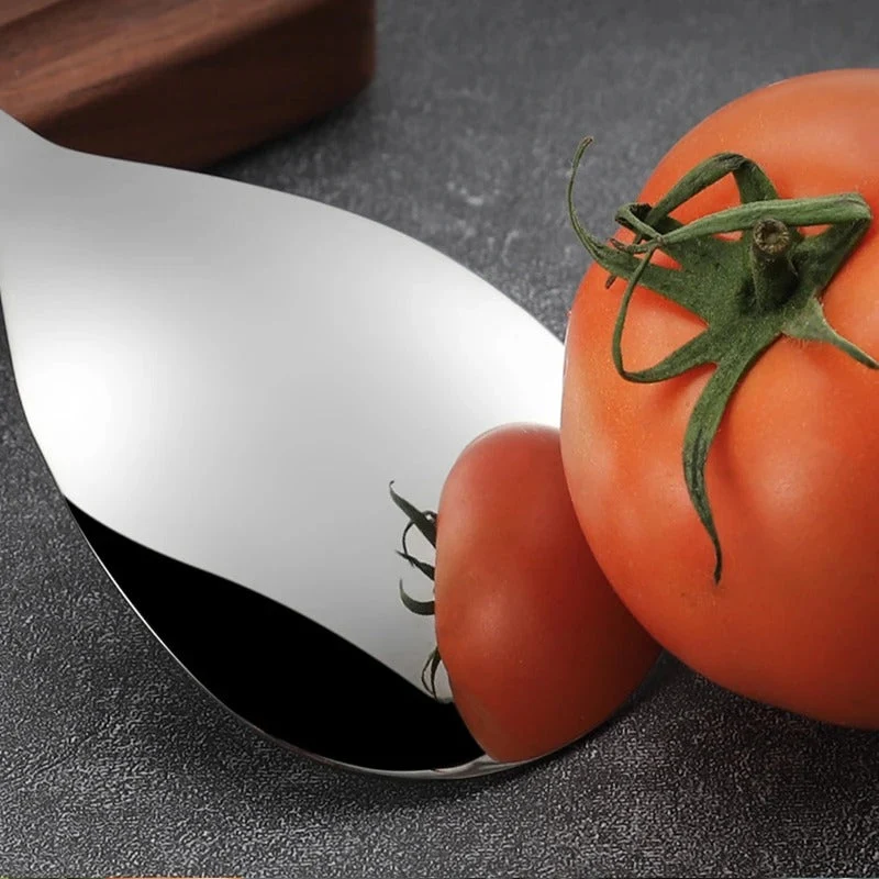 Globetrek° RiceSpoon - Antiklæbende Rustfrit Chromed Ris Serveringsske