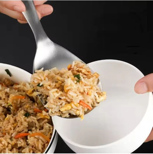 Globetrek° RiceSpoon - Antiklæbende Rustfrit Chromed Ris Serveringsske