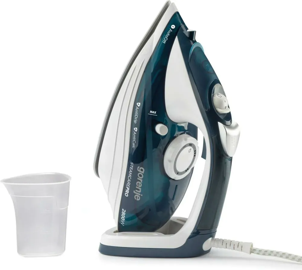 Gorenje STEAMCARE PRO SIH2800TQC Dampstrygejern 2800W Blå Snow