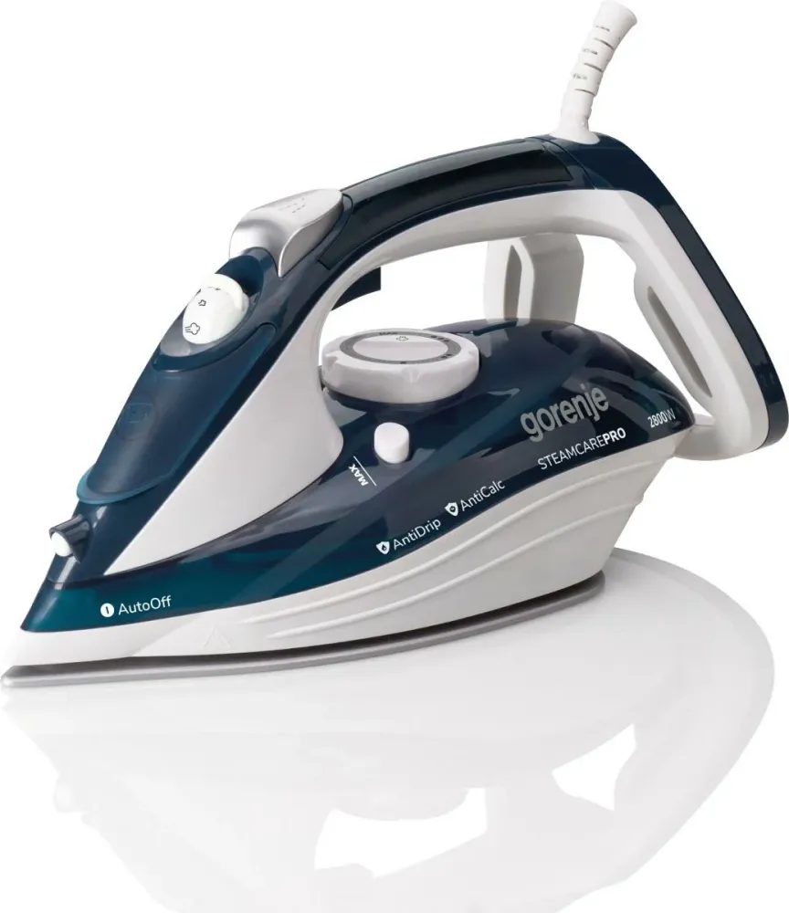 Gorenje STEAMCARE PRO SIH2800TQC Dampstrygejern 2800W Blå Snow
