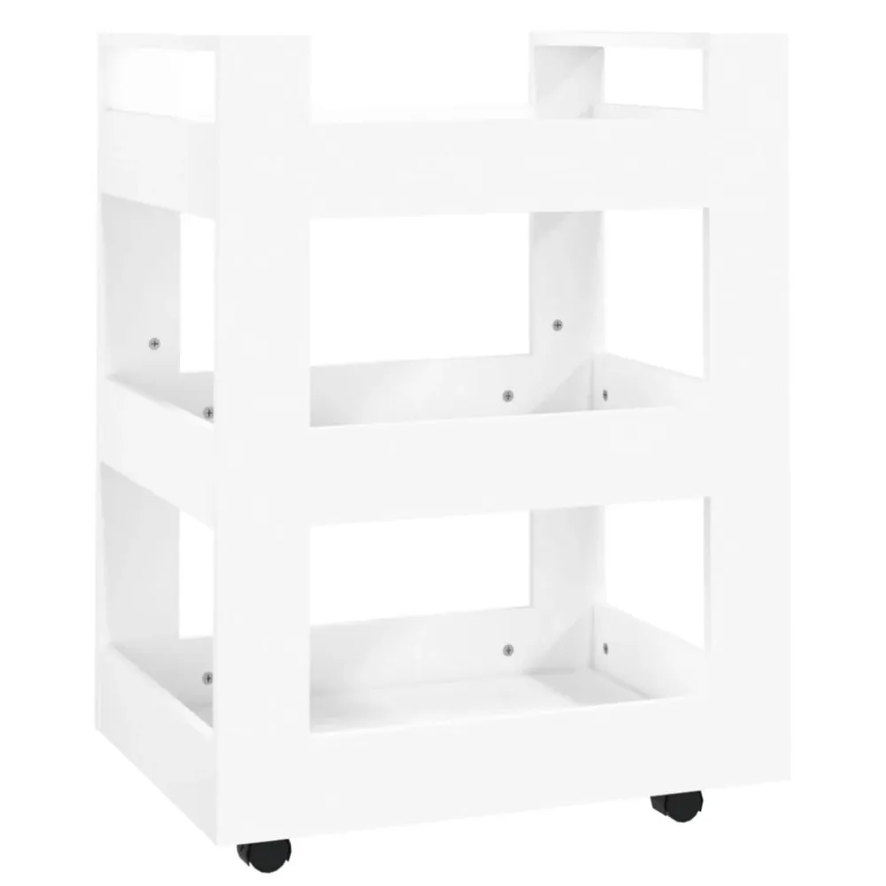 Køkkenvogn 60X45X80 Cm Fremstillet Træ Graa