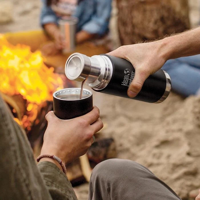 Klean Kanteen - TK-PRO- termoflaske 750 ml. - rustfri Carry Loop & Straw