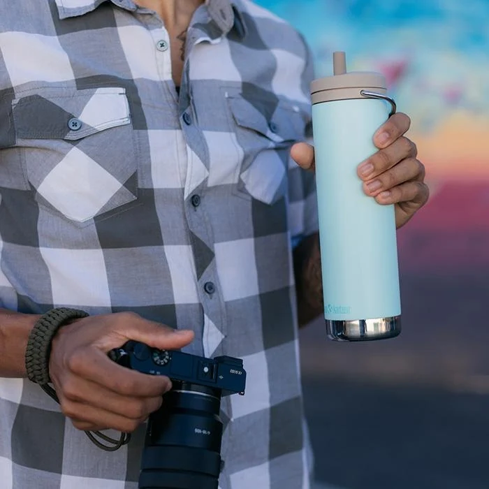 Klean Kanteen - TKWIDE- termoflaske 592 ml. - twist cap - navy tint