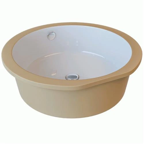 Lavabo Gino Ø40 porcelænshåndvask - Ø40 - pearl