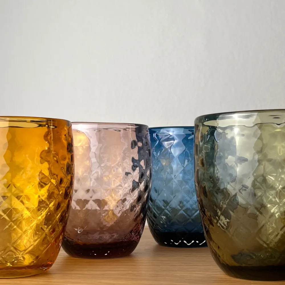 Leak-Proof Drikkeglas Amalfi Mundblæst Indigo