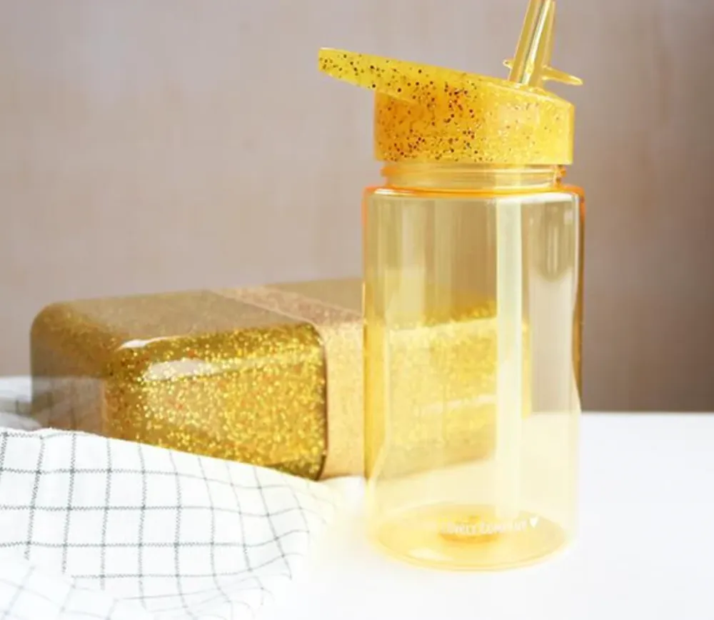 Little Lovely Company Drikkedunk - Glitter Forgyldt