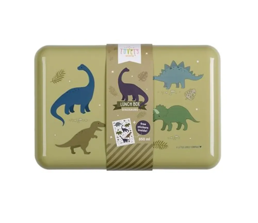 Little Lovely Company Madkasse - Dinosaurs Commuting
