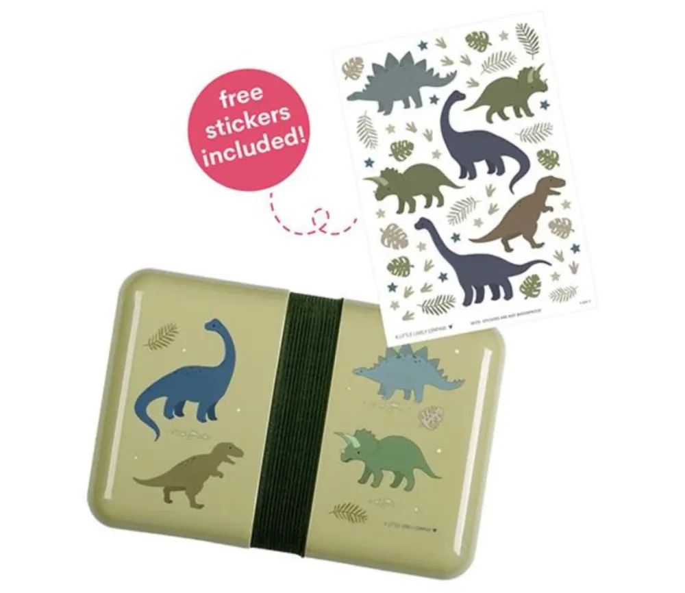 Little Lovely Company Madkasse - Dinosaurs Commuting