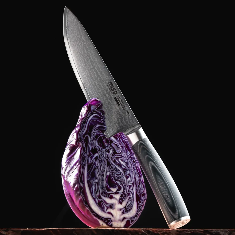 Miso Cookware - Damascus Master Kokkekniv - 20 cm / 8" | Double-Wall Vacuum Insulated