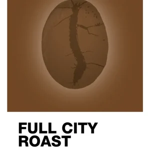 plakat: thorough city roast - dark brown 20 oz Capacity 60