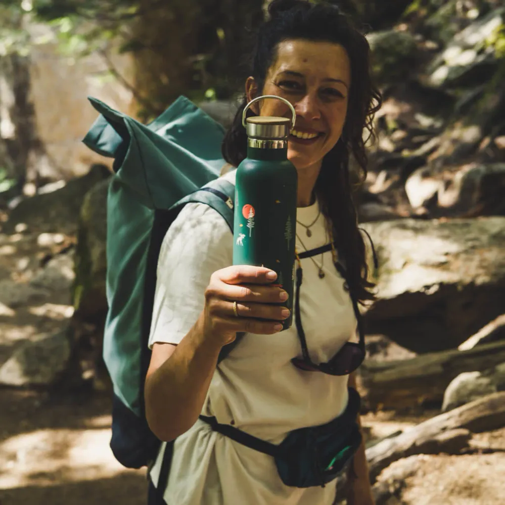 Roadtyping Thermoflaske - 750 ml. Lets go outdoors bottle