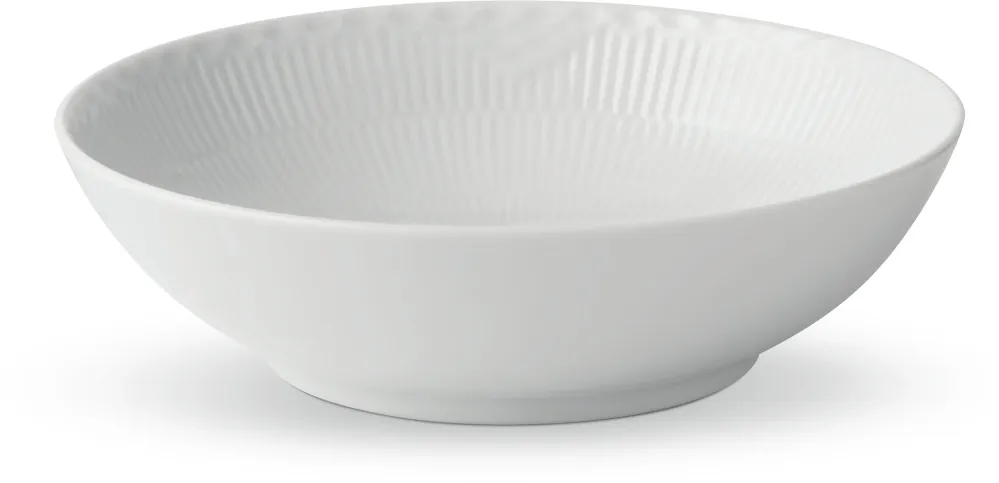 Royal Copenhagen Kridt Halvblonde skål 110 cl/21,5 cm