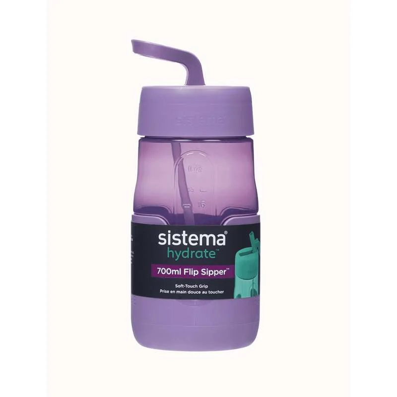 Sistema Flip Sipper Bottle Drikkedunk - 700ml - Misty Purple