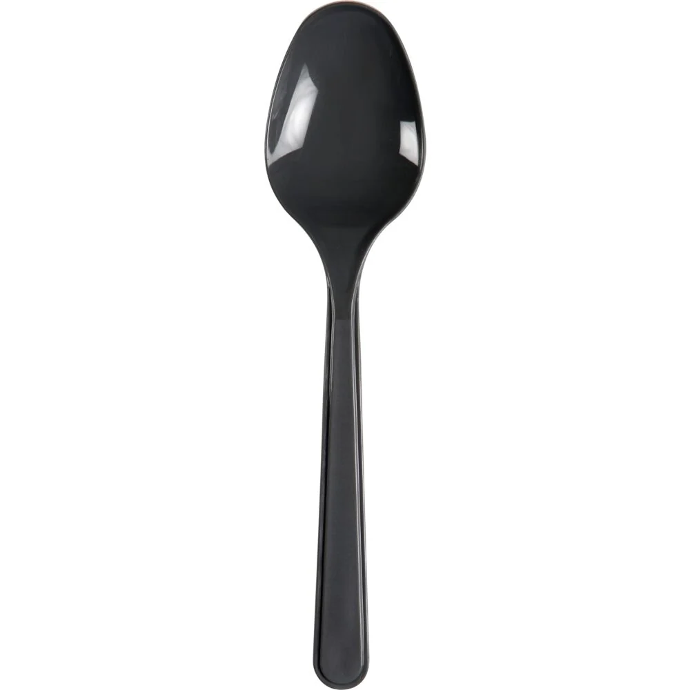 Spiseske, PP, 18,7 cm, ebony, Flergangs ( 1000 stk )