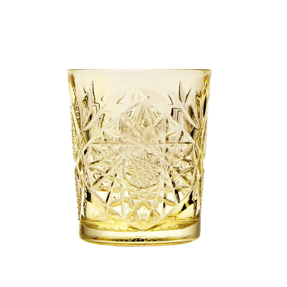 (12 stk.) All Purpose Drikkeglas - TIJUANA - 350 ml - Amber