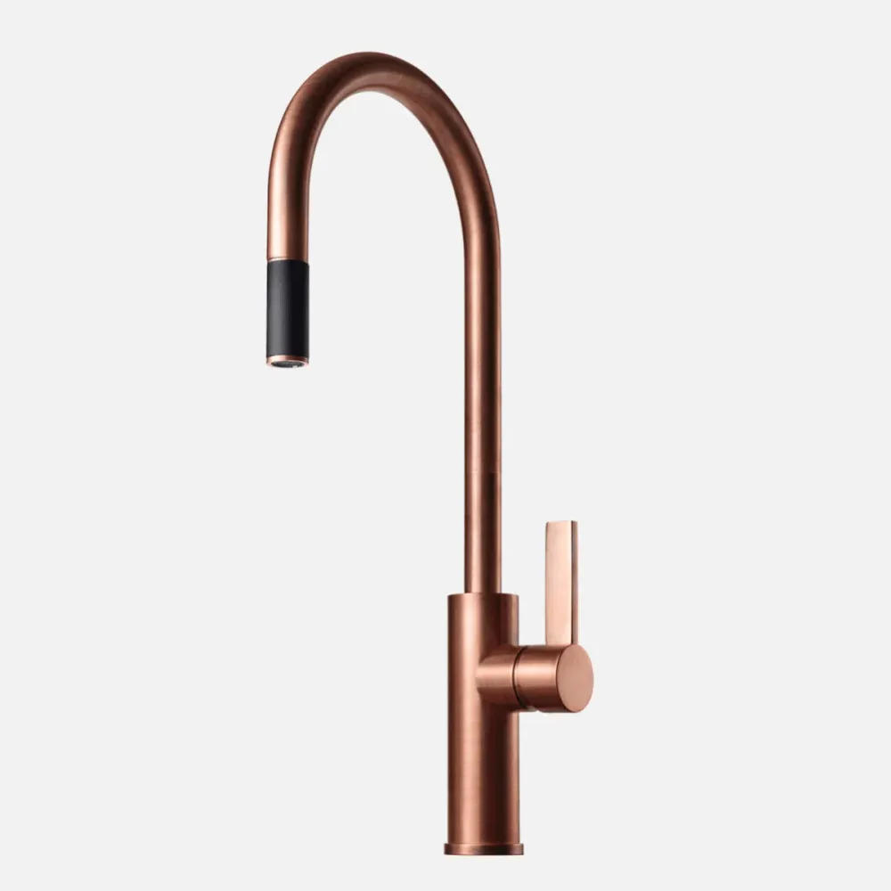 Tapwell ARM185 køkkenarmatur m/udtræk - terra cotta