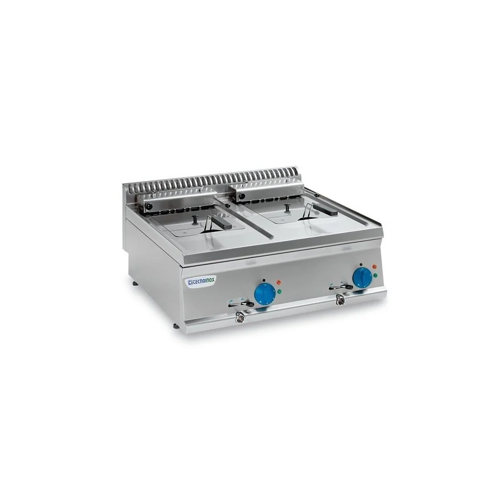 Tecnoinox elektrisk frituregryde med 8TL og 8TL+8TL