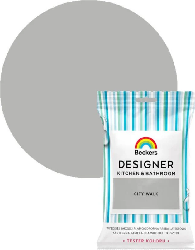 Tester af farve Beckers Designer Kitchen&Bathroom City Walk 0,05 l Carry Loop & Straw