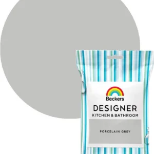 Tester til farve Beckers Designer Kitchen&Bathroom Porcelain Grey 0,05 l