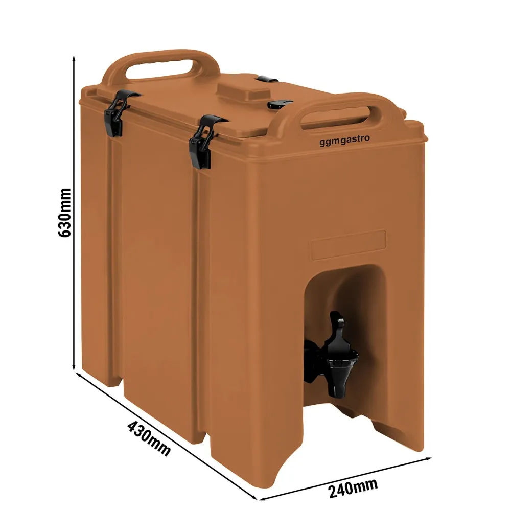 Thermo-drikkevarebeholder - 18 liter - med aftapningshane og bærehåndtag