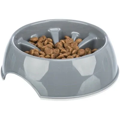 Trixie Voerbak Slowfeeding Kunststof / Tpr Assorti 3 Lids