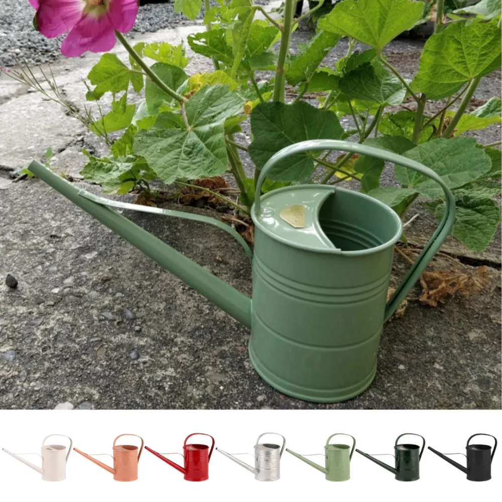 Vandkande 1,5 liter i varmgalvaniseret metallic – fra PLINT Hvid