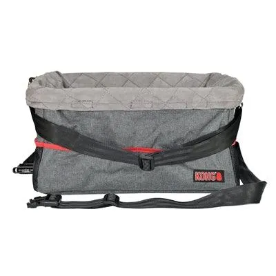 KONG Ultimate Booster Autostol Hund – Forhøjet Sæde & Kort Snor – 43,5 x 33 x 22 cm – Vaskbar & Sikker Rejse
