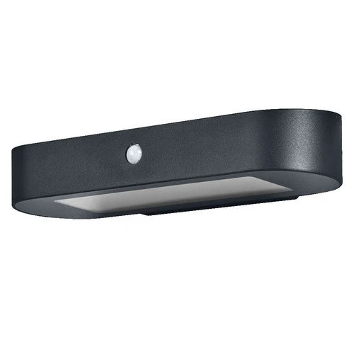 LEDVANCE ENDURA Style Oval solcelle-væglampe, sensor, 4000K