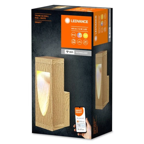 LEDVANCE SMART+ Trunk Square Wall 550lm 7,5W/RGB+830 500mm IP44 WiFi
