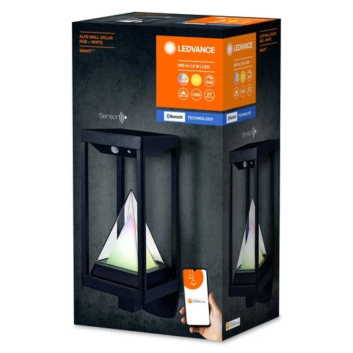 LEDVANCE SMART+ udendørs Bluetooth-solcellelampe, sensor