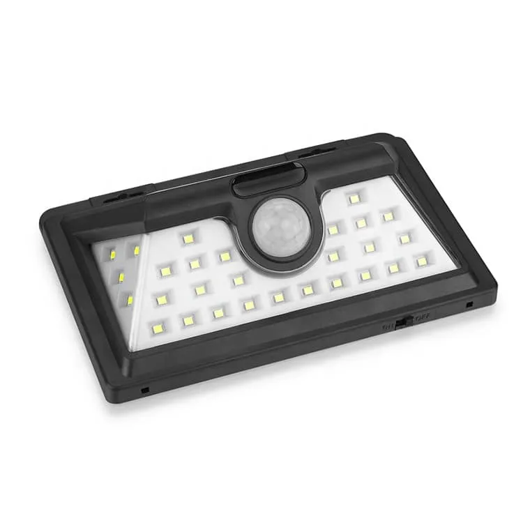 LED Solcelle væglampe med sensor