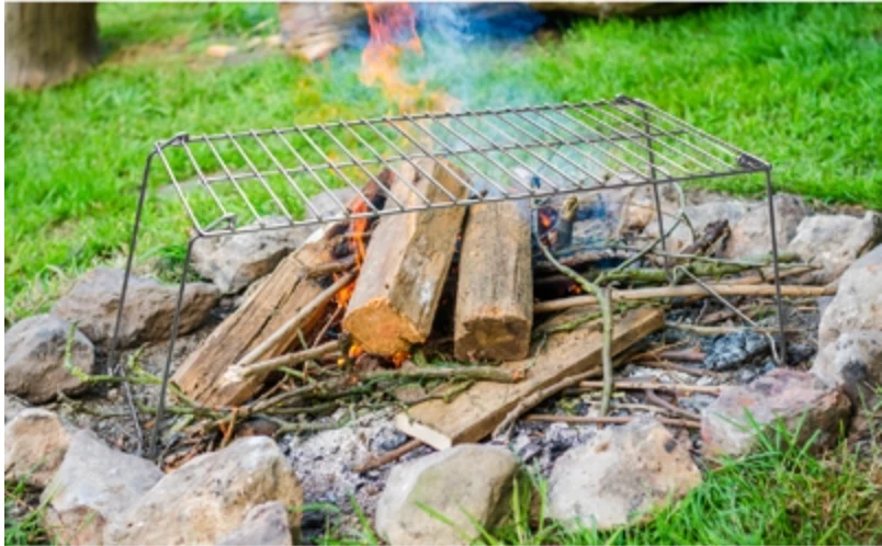 Foldbar Grillrist til bål XL - Origin Outdoors