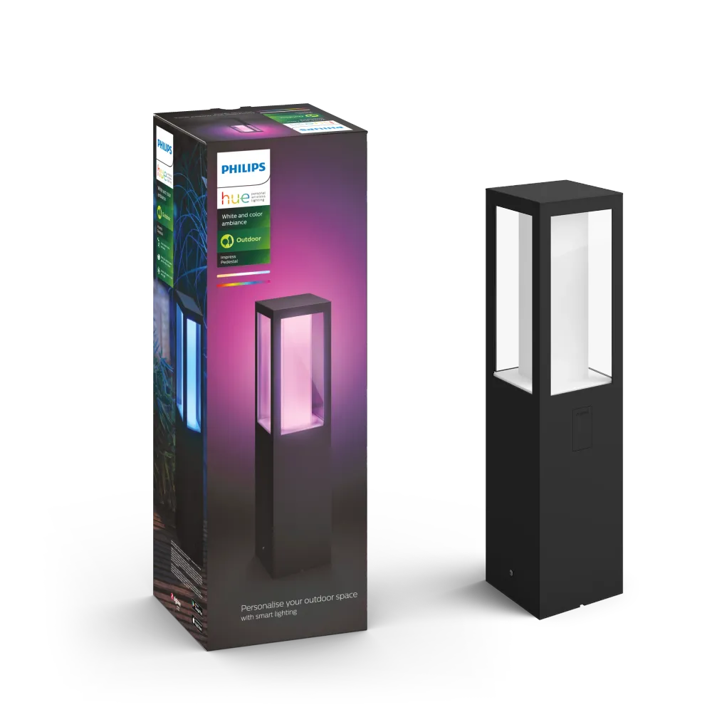 Philips Hue - Impress Udendørslampe Piedestal H:40
