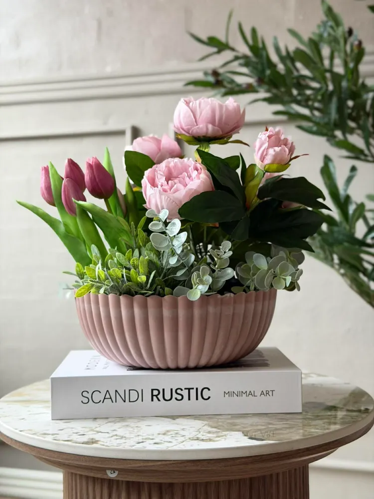Bowl i beton look - Rosa