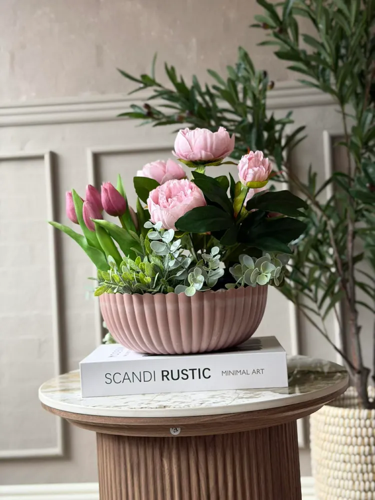 Bowl i beton look - Rosa