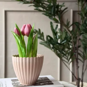 Potte i beton look - Lille Rosa