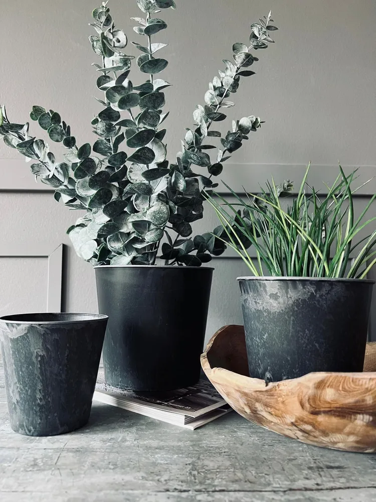 Potte i beton look - Mellem