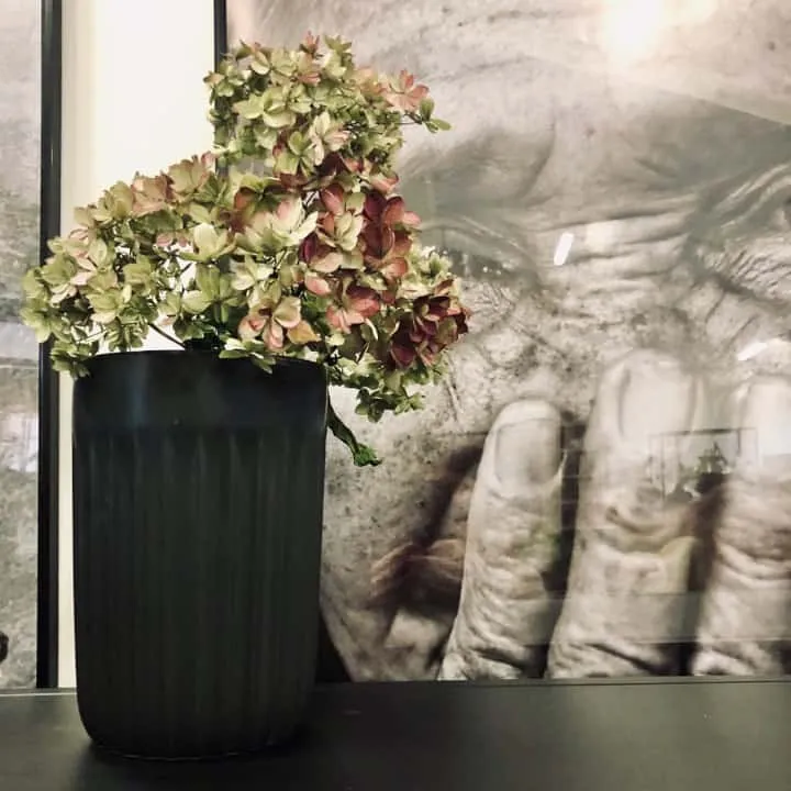 Stor potte / vase - Mat sort