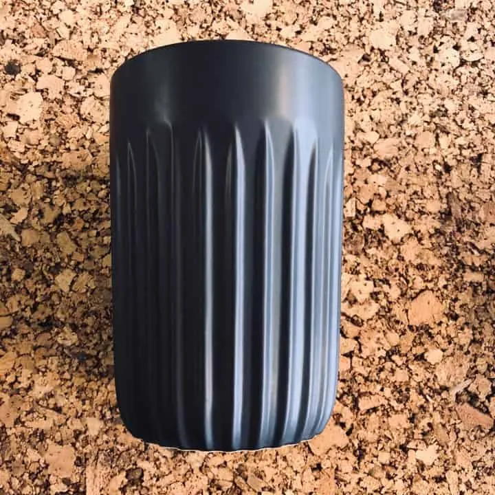 Stor potte / vase - Mat sort