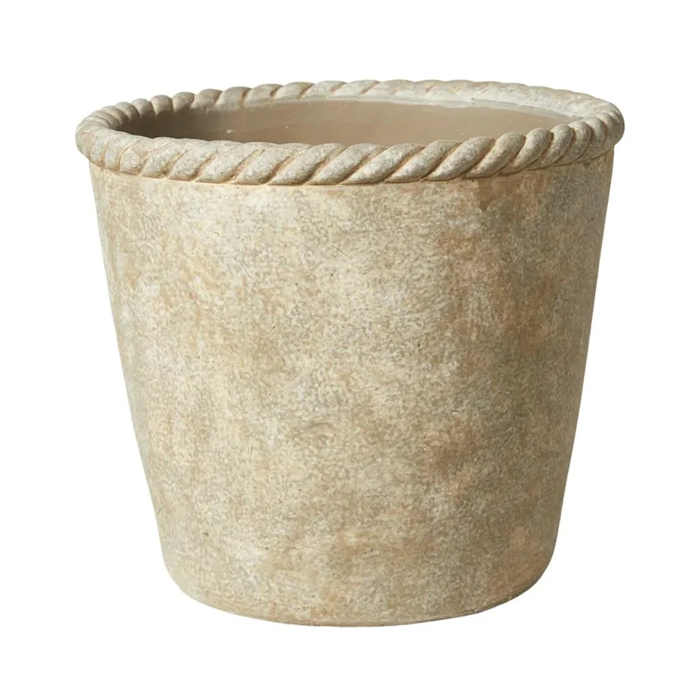 Speedtsberg Urtepotteskjuler Glat Cement Ø18x16cm Natur Grå