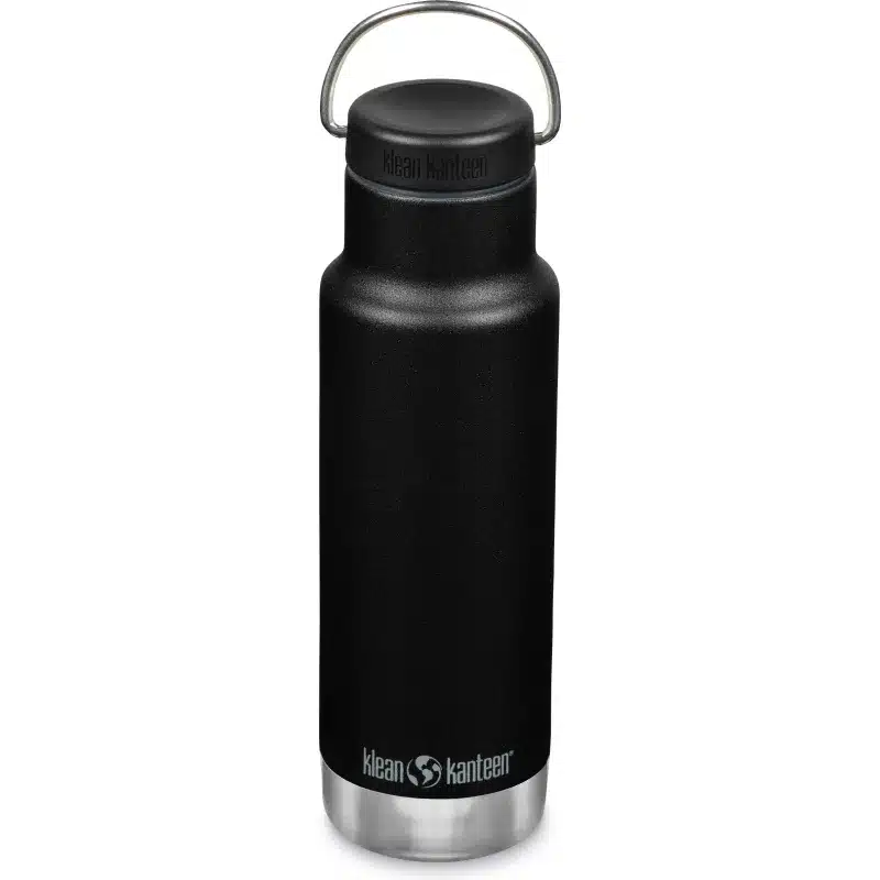 Klean Kanteen drikkedunk - Insulated Iconic Narrow 355ml (w/Loop Cap) Black