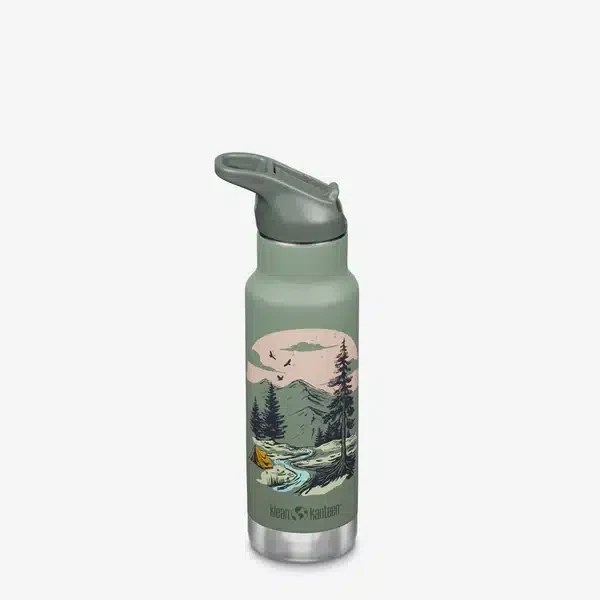 Klean Kanteen drikkedunk - Insulated Kid Classic Tynd 355ml (w/Flip Seal Sport) Mountain Scape