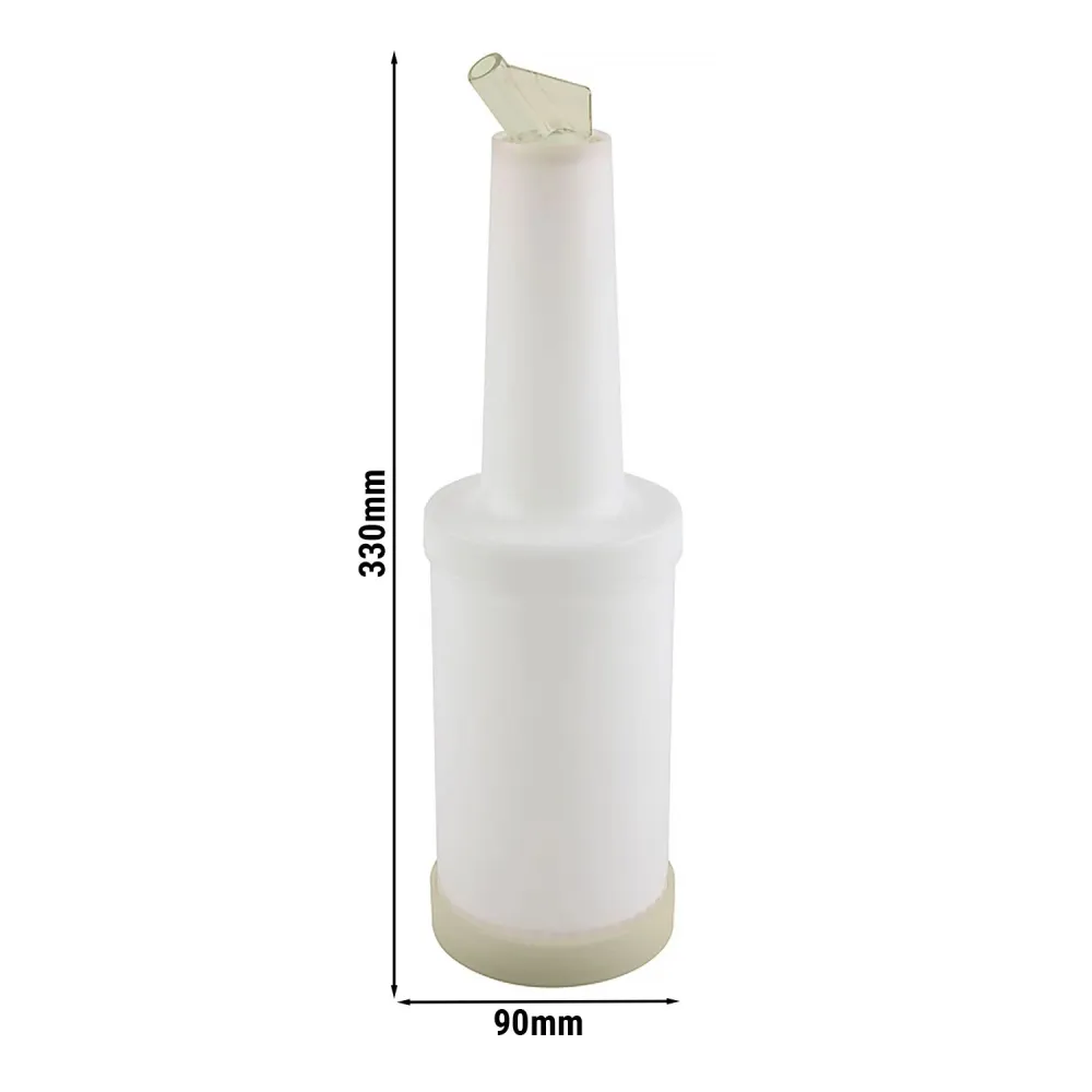 (6 stk.) Doserings-/opbevaringsflaske - 4-delt sæt - 0,85 Liter - polypropylen