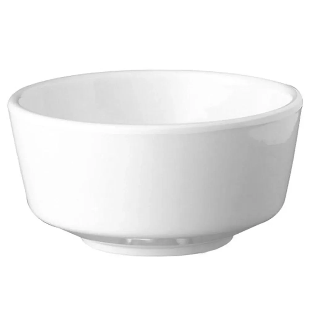 (6 stk.) Skål - FLOAT - Melamin - 0,45 Liter - Ø 130 mm - Alabast